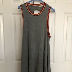 American Eagle Gray T-Shirt Dress